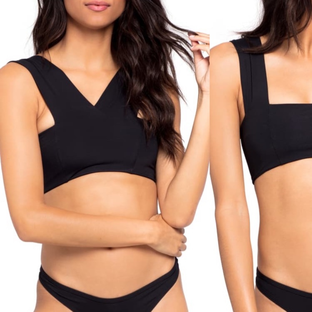 L space black Parker bikini top